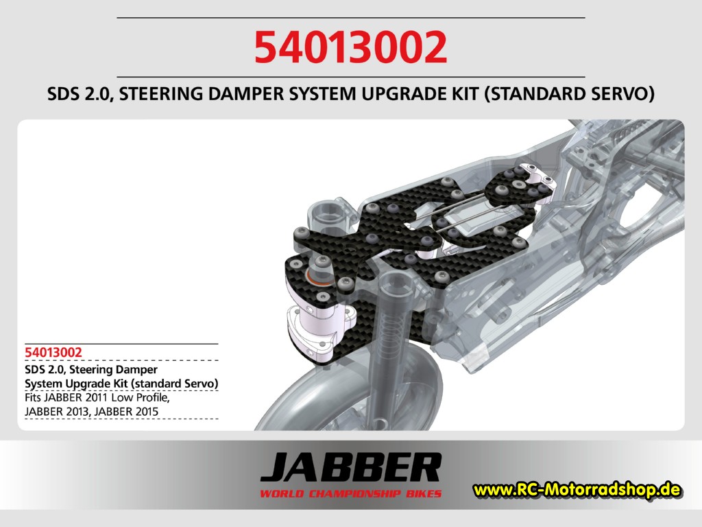 54013002: LIGHTSCALE SDS 2.0 Steering Damper System Upgrade Kit (Standard Servo) 54013002
